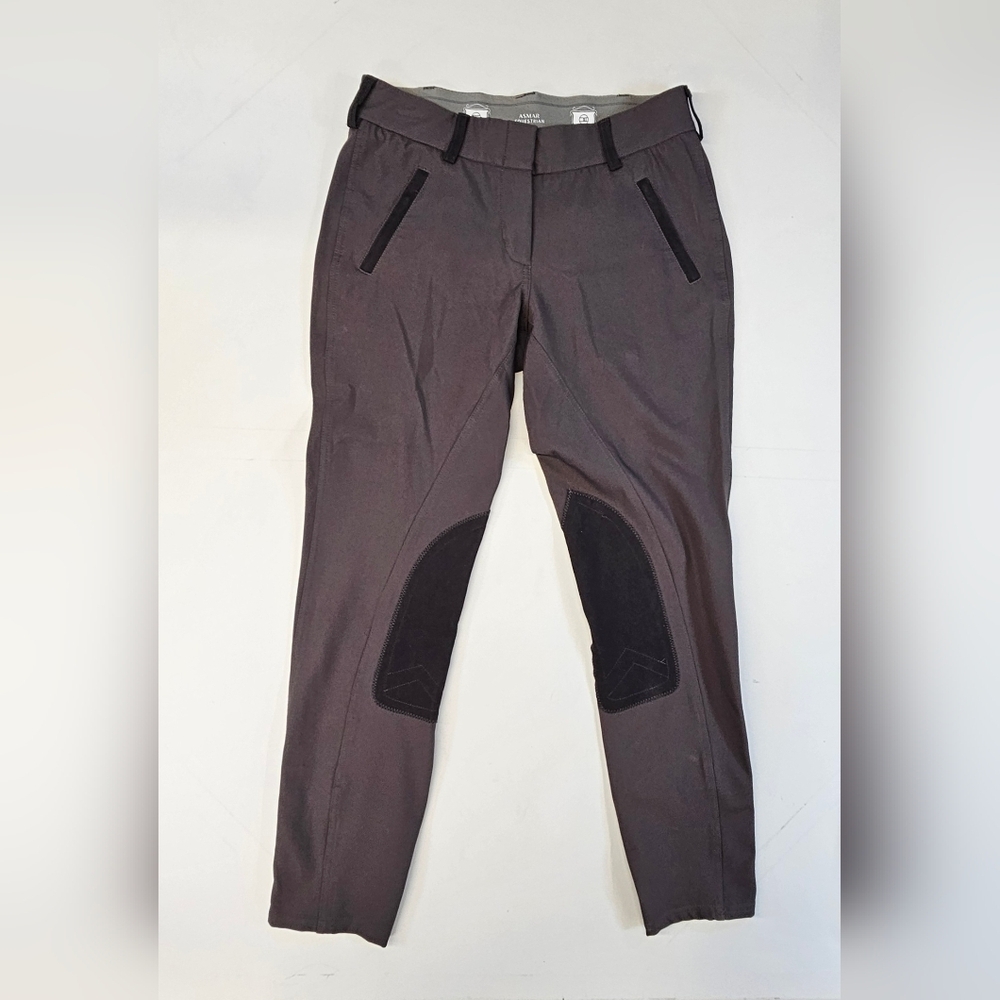 Asmar Equestrian Leggings Womens Size 30 Ankle Riding Silicone Grip Pockets